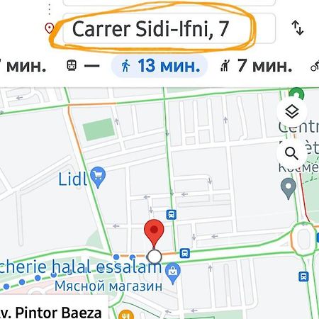 Апартаменти Уютная комната для 1 гостя Аліканте Екстер'єр фото